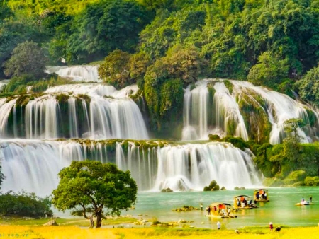 Tour du lịch cao bằng - suối lê nin - cựu châu cổ trấn - thác bản giốc - động ngườm ngao 