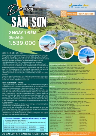 Tour Sầm Sơn